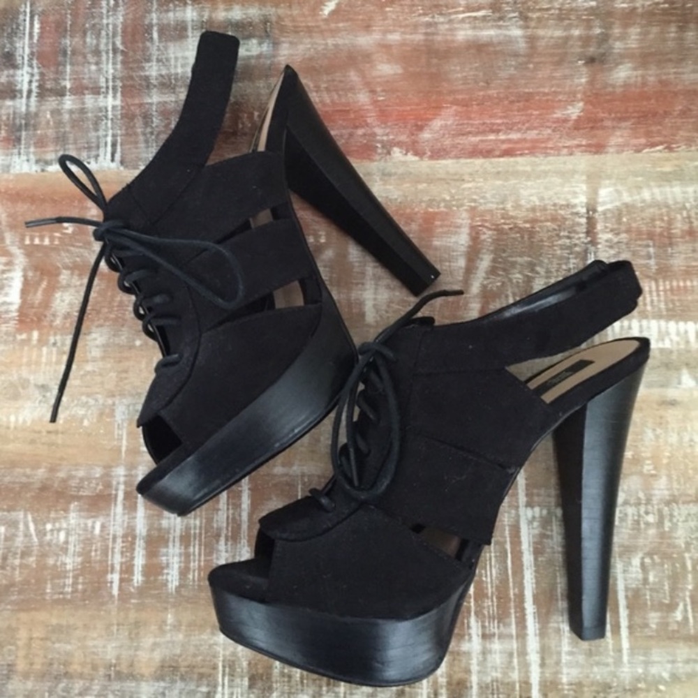 Mango heels. Bought in Paris and wore once